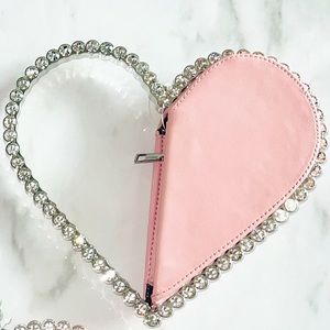 Pink Heart Clutch